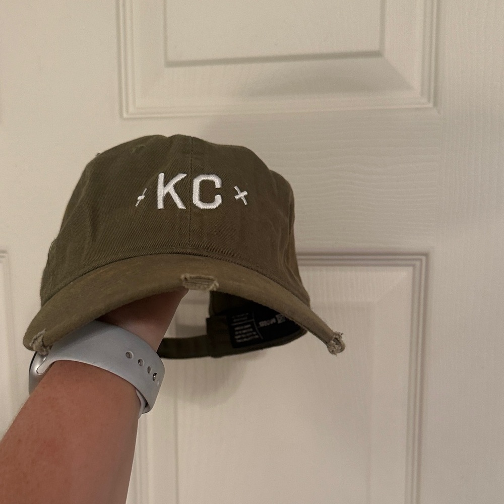 KC Olive Green Embroidered Cap